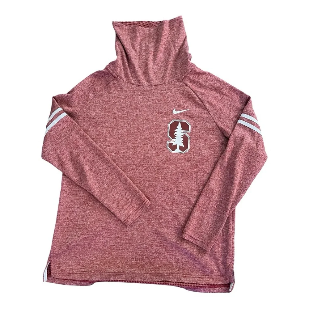 Stanford Unisex Nike‎ Burgundy Cowl Neck Pullover
